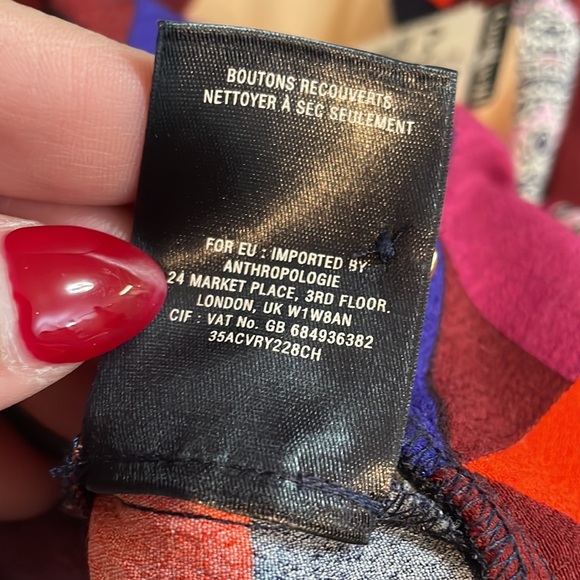 Anthropologie Maeve Taryn Patchwork Tunic Dress - Picture 7 of 10